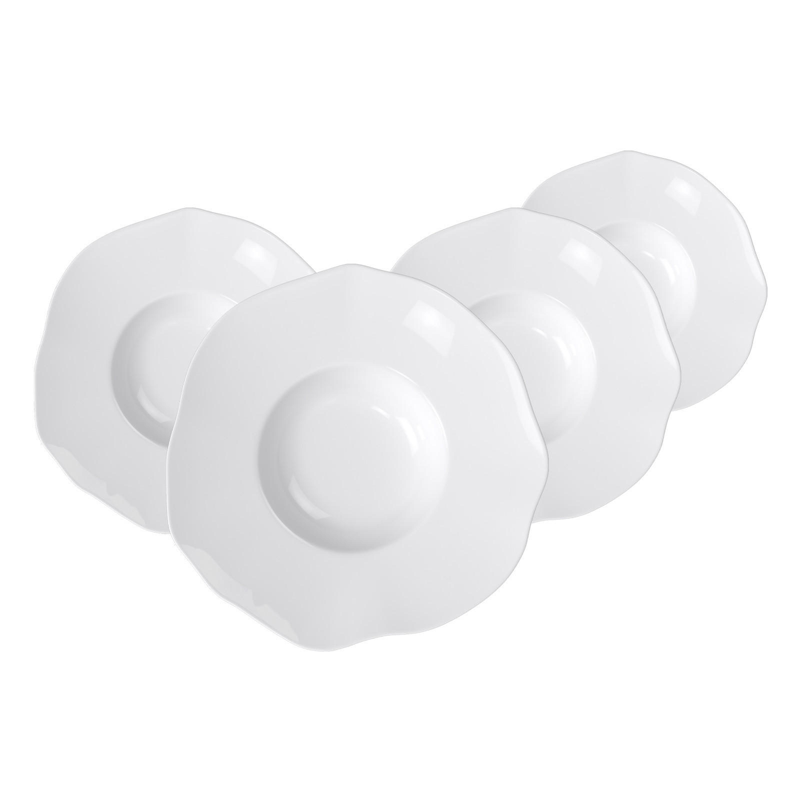 PASTATELLER Pura weiß ø 28,8 cm 4er Set - Weiß, Keramik (28.8cm) - Villeroy & Boch
