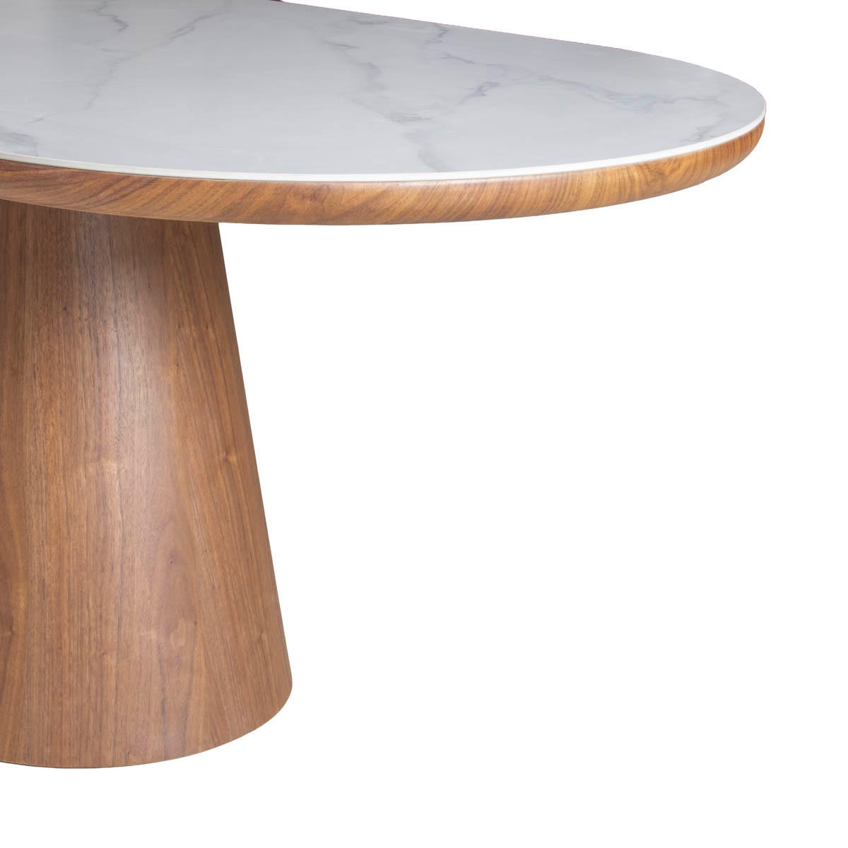 ESSTISCH aus Keramik 200x90x77cm, dunkelbraun - Dunkelbraun, Holz (200/90/77cm) - Giga Meubel