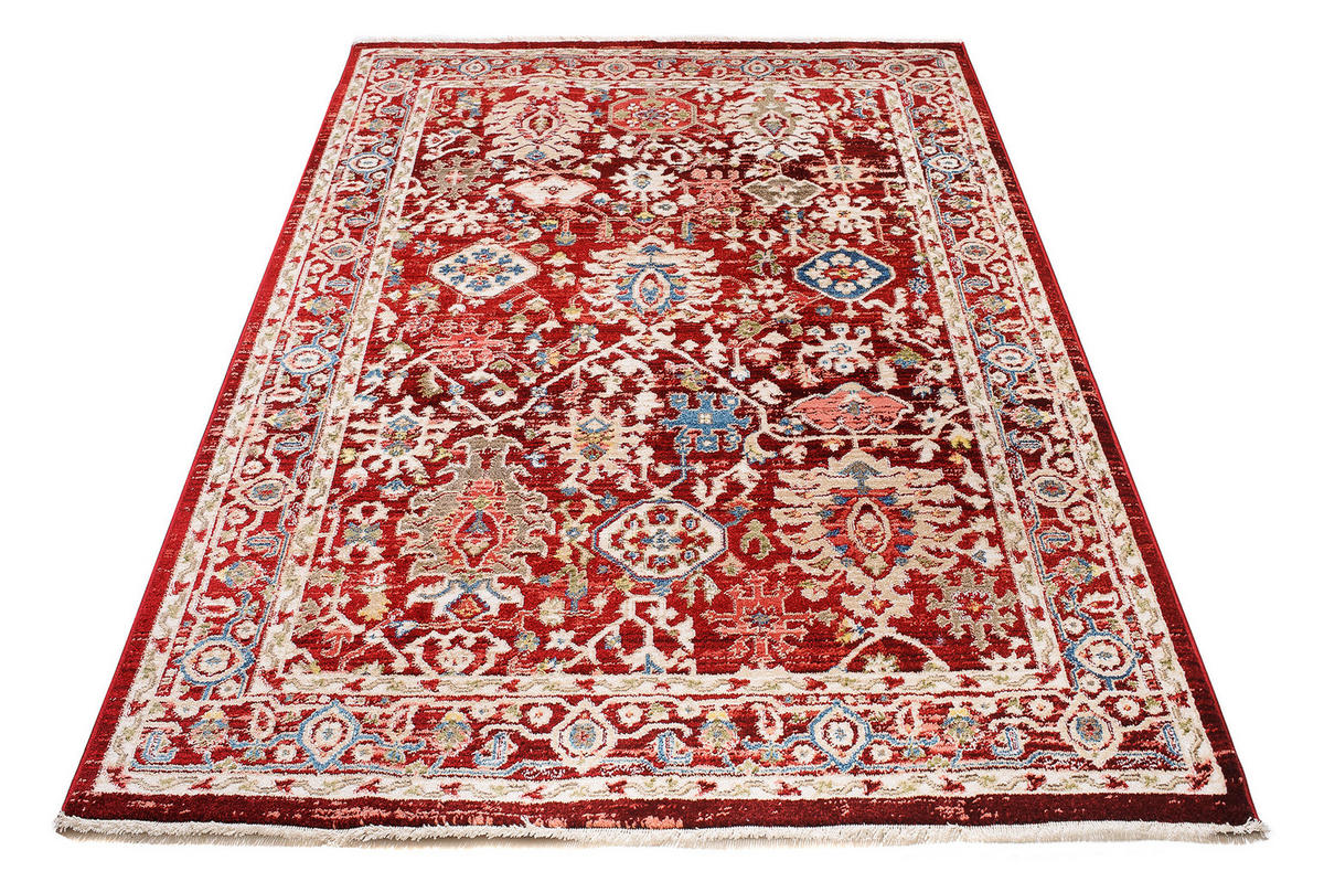 TEPPICH RIVIOLI Rot 80/150 cm - Rot, Textil (80/150cm) - Tapiso