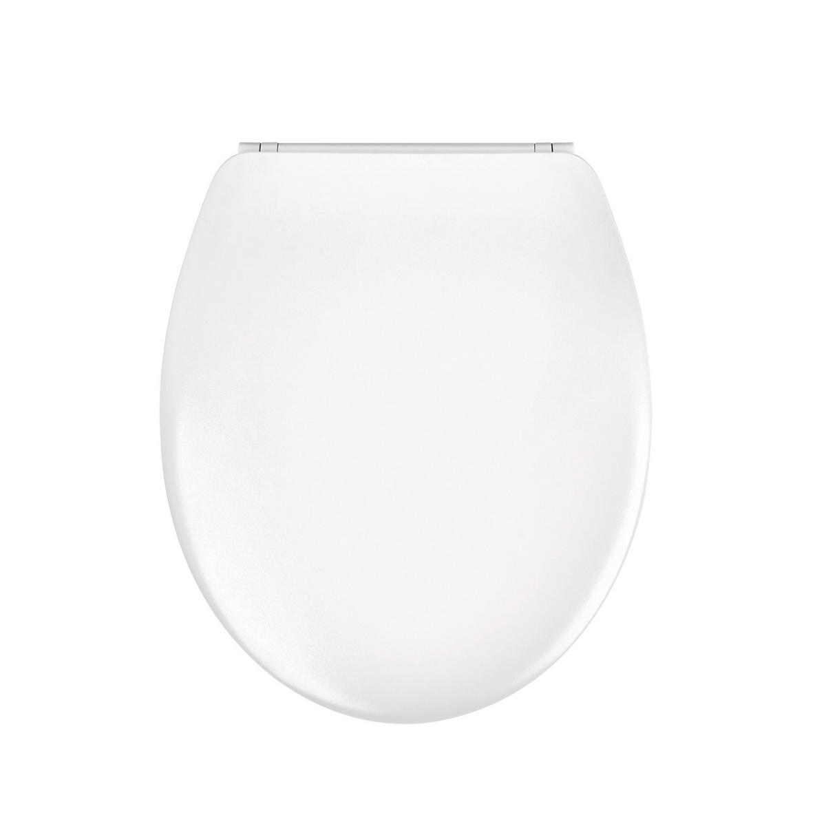 WC-SITZ Weiß 150KG - Weiß, Kunststoff (37.2/5.1/44.2cm) - EMKE