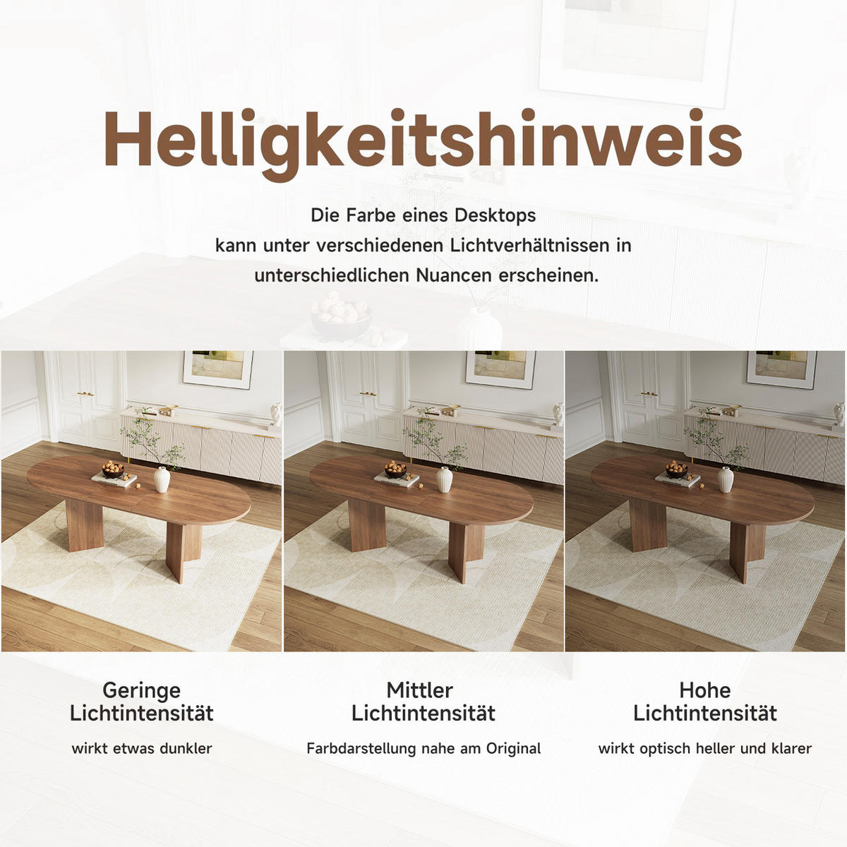 ESSTISCH in Nussbaumfarben mit abgerundeten Ecken und verdickter Tischplatte, B160-200/T90/H75 cm - Nussbaumfarben, Holzwerkstoff (90/200/75cm) - STILVORA
