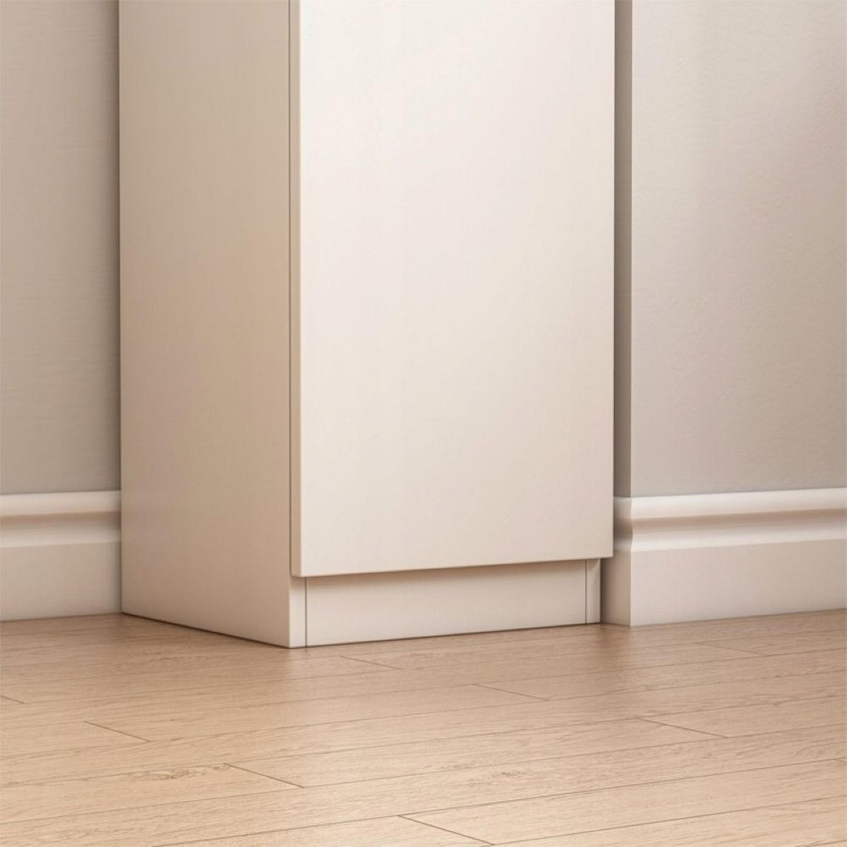 HOCHSCHRANK, weiß 30/32/180 cm - Weiß, Holzwerkstoff (30/180/32cm)
