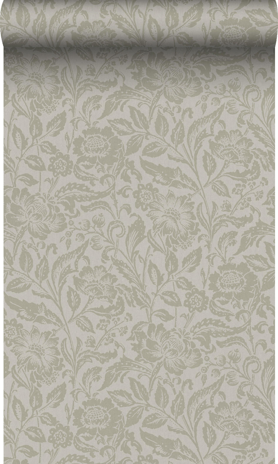 TAPETE Blumen 53 cm x 10.05 m - Braun, Papier (53/1000cm) - Origin Wallcoverings