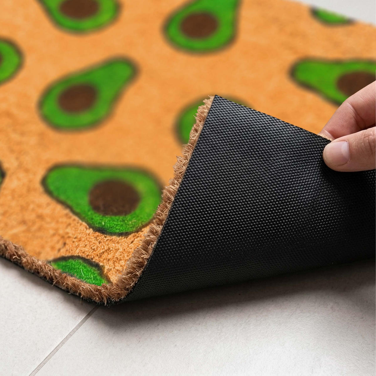 ROHOŽ - viacfarebná, textil/plast (60/40cm) - Relaxdays