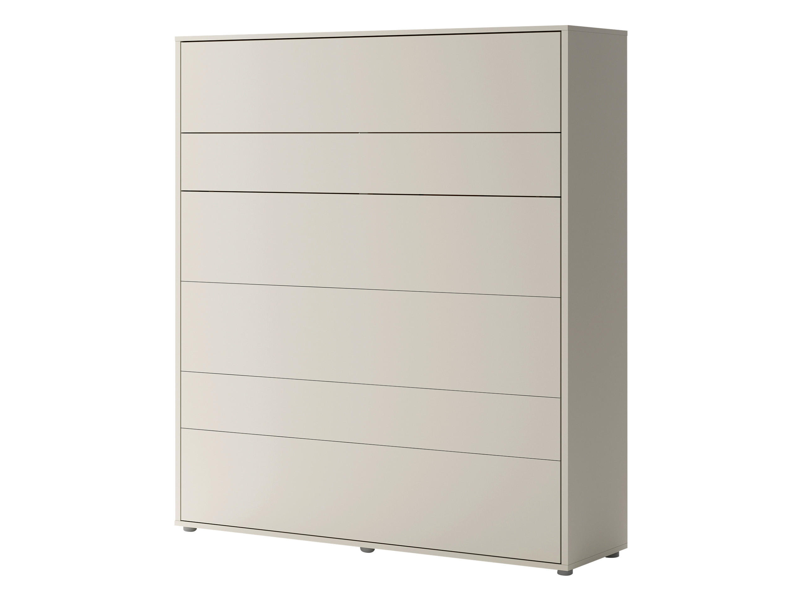 SCHRANKBETT Bed-Concept BC-13 180x200 mit zwei LED-Lampe - Kaschmir/Grau, Holz/Holzwerkstoff (180/200cm) - MIRJAN24