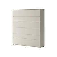 SCHRANKBETT Bed-Concept BC-13 180x200 mit zwei LED-Lampe - Kaschmir/Grau, Holz/Holzwerkstoff (180/200cm) - MIRJAN24