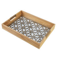 TABLETT Daz Braun 41/31/7 cm Holz - Braun, Holz (7cm) - Mondex