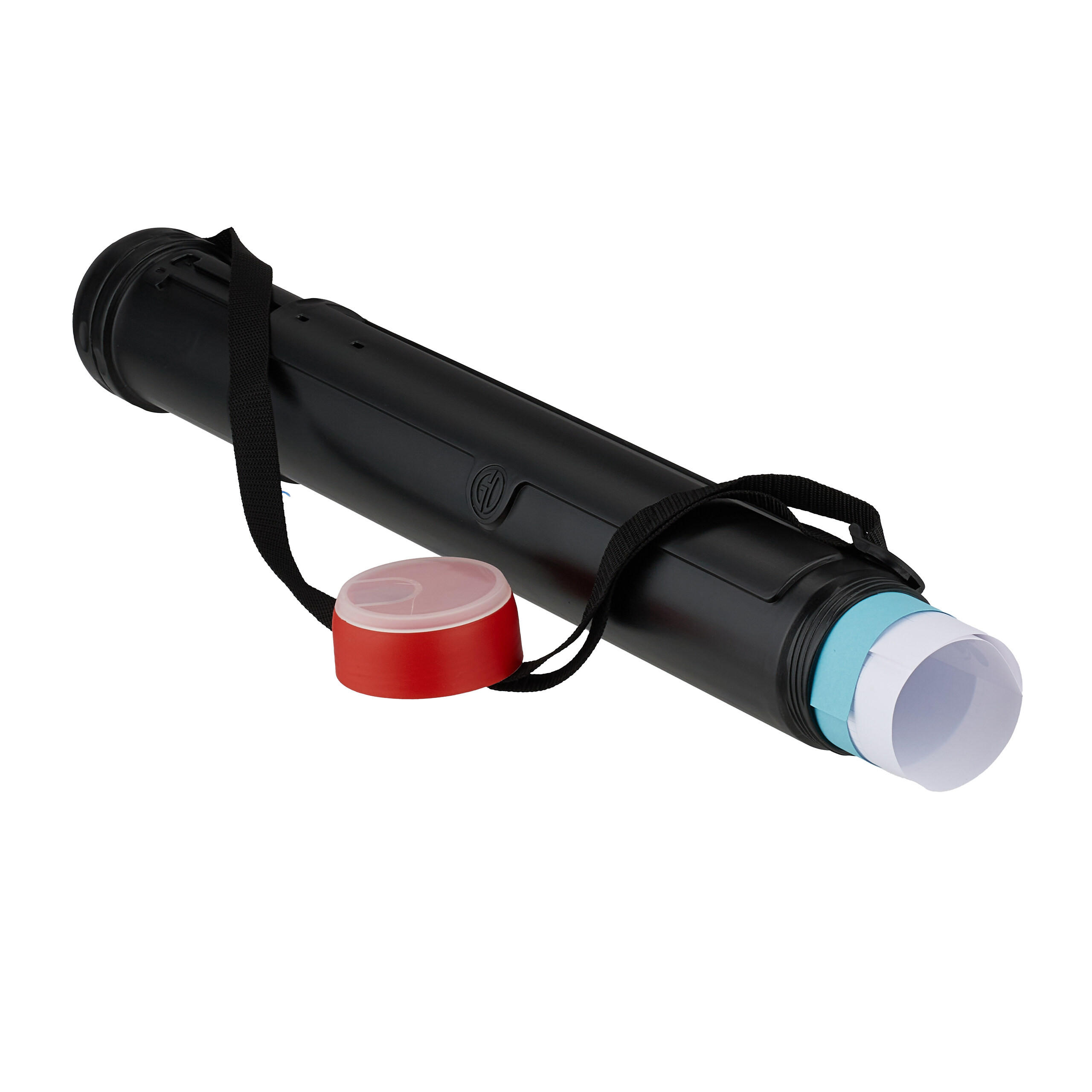 PLAGÁTOVÁ rúrka - čierna, plast (8.5/108/8.5cm) - Relaxdays