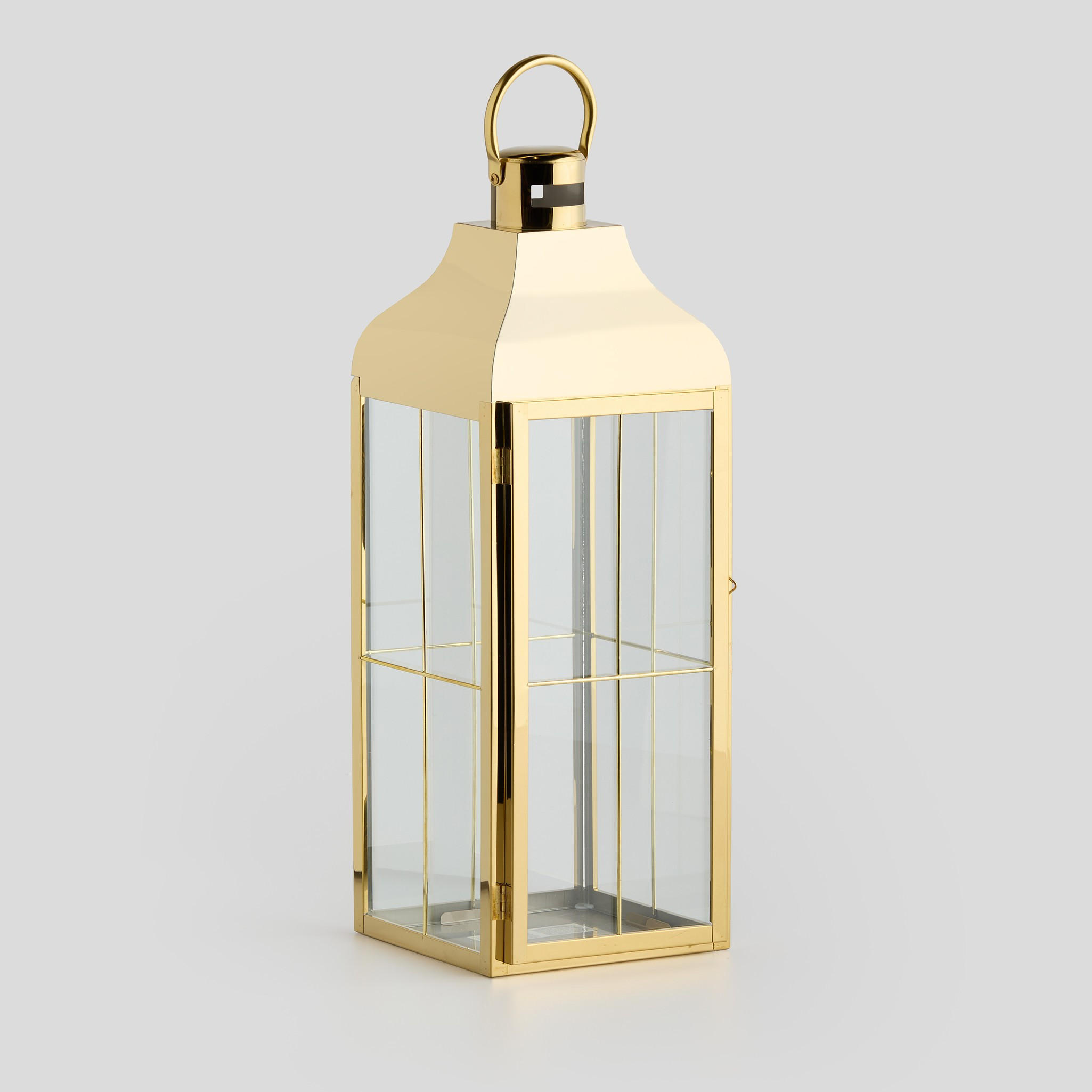 LATERNE Carloso - Goldfarben, Metall (19/55/20cm) - home&you