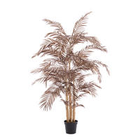 TOPF Palme Bronze 198/160/198 cm - Bronzefarben, Kunststoff (198cm) - Light & Living