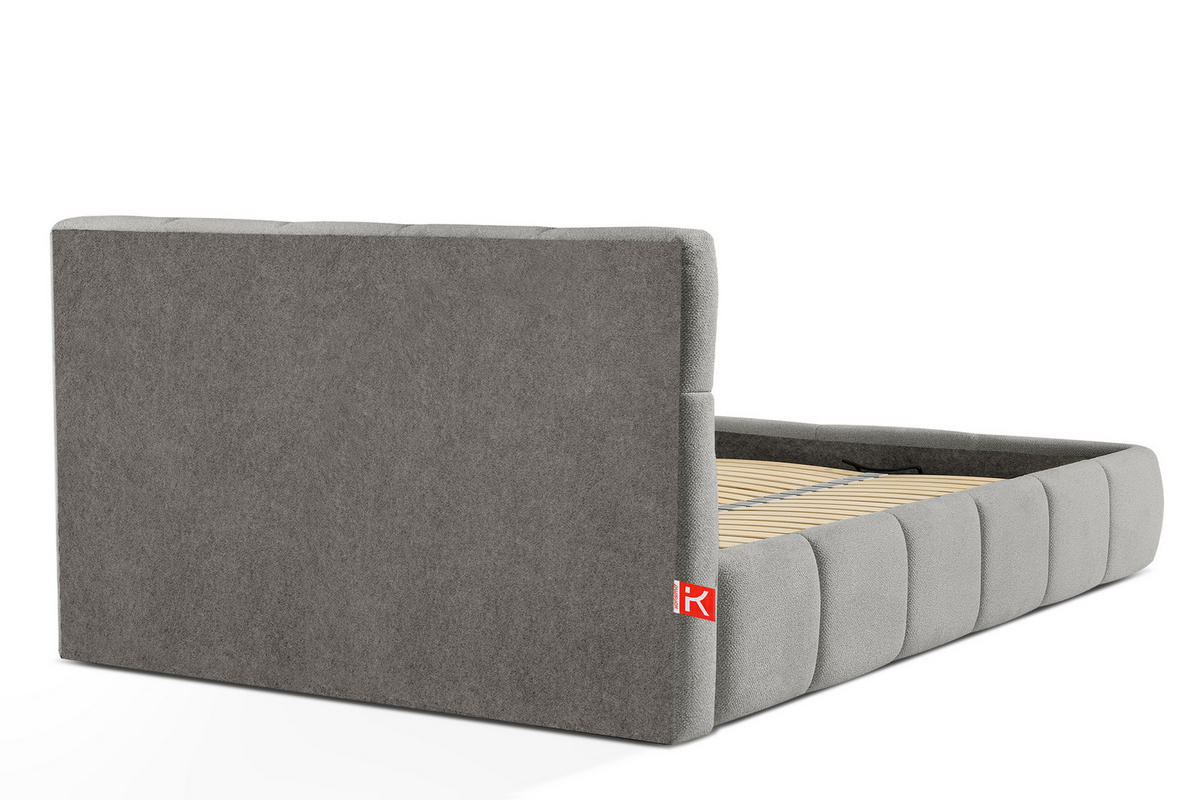 POLSTERBETT ALTOS, grau - Grau, Holz/Holzwerkstoff (160/200cm) - KONSIMO®