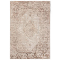 TEPPICH Beige Modern Vintage - Kurzflor Rechteckig Stilvoller - Creme - 160 x 230 cm - Beige, Textil (160/230cm) - Mazovia