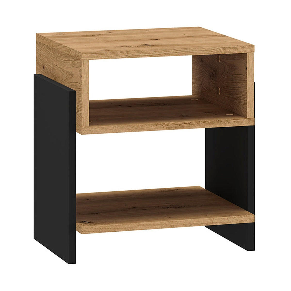 NACHTTISCH – TRIS 01 – 42 cm – Tris – Schwarz - Schwarz, Holzwerkstoff (42/46/35cm) - hi-markt