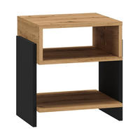 NACHTTISCH – TRIS 01 – 42 cm – Tris – Schwarz - Schwarz, Holzwerkstoff (42/46/35cm) - hi-markt