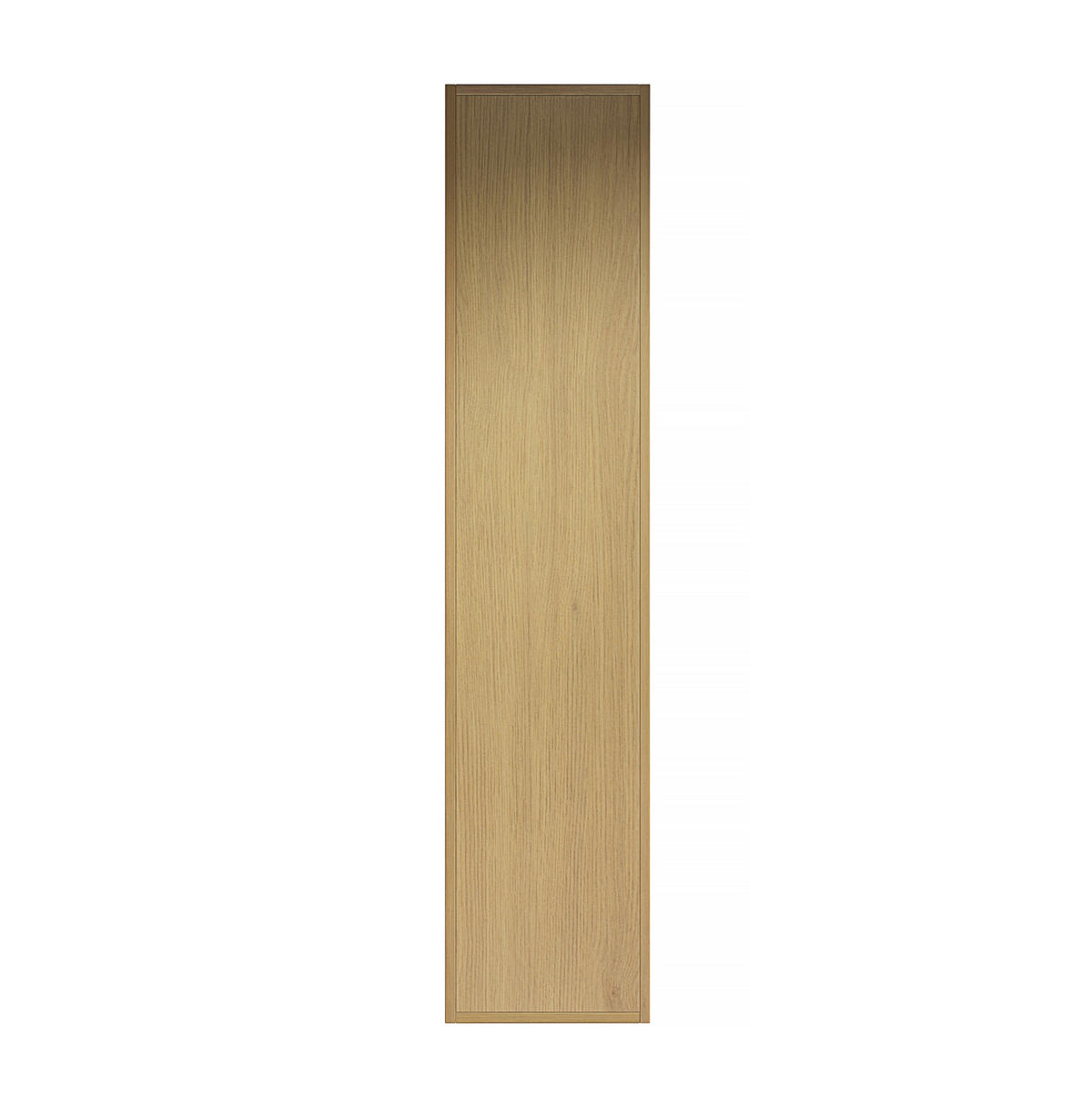 BADEZIMMERSCHRANK 160 cm Golden Oak mit 2 Türen und offenem Fach - Eichefarben, Holzwerkstoff (35/35/160cm) - Beauniv