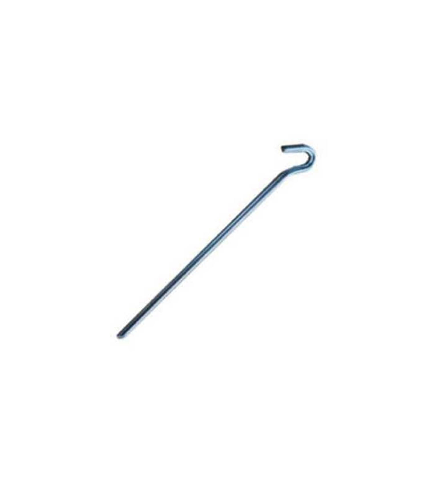 ERDHAKEN Taurus zur Rosenbogen-Befestigung 30 cm, Stahl verzinkt - Silberfarben, Metall (0.4/30/0.4cm) - TPFGarden