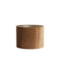 LAMPENSCHIRM Praya Braun Ø40/30 cm - Braun, Textil (40/40/30cm) - Light & Living