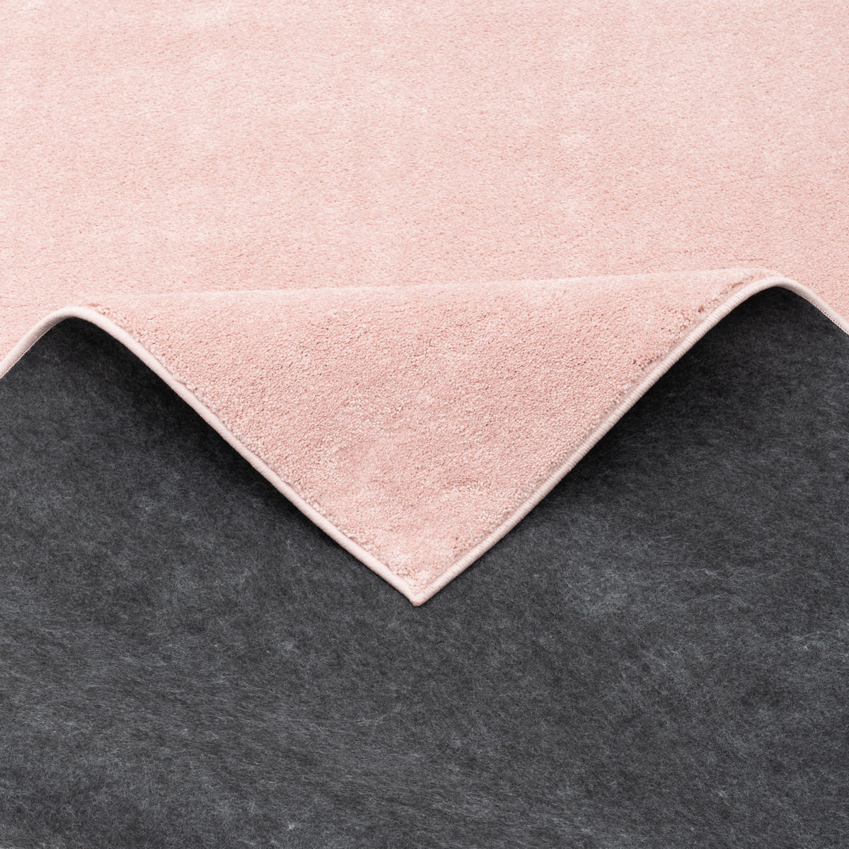 LUXUS SOFT-VELOURS TEPPICH VERONA - Rosa, Textil (80/150cm) - Pergamon