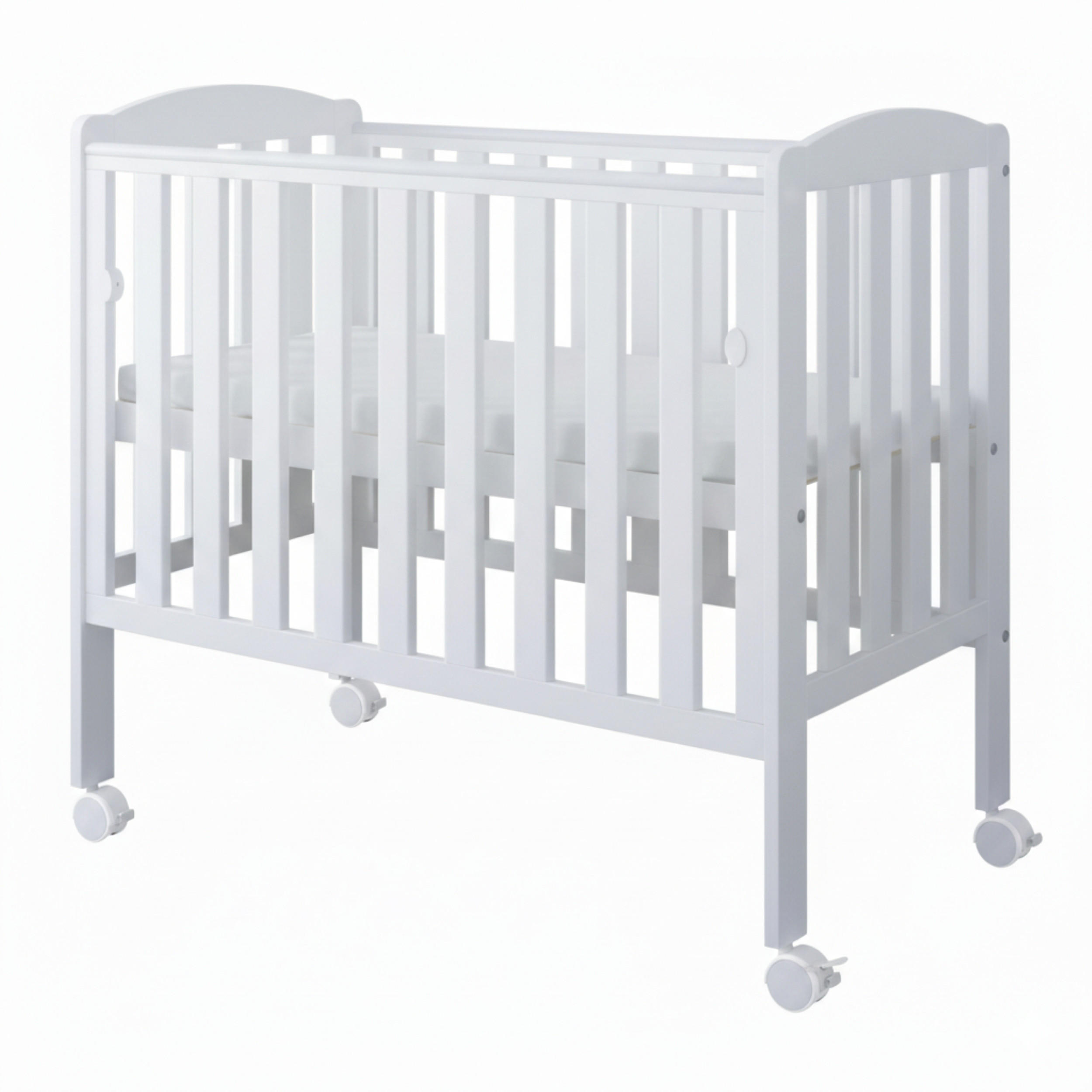 BEISTELLBETT Pino - Weiß, Holz (50/100cm) - kiki design