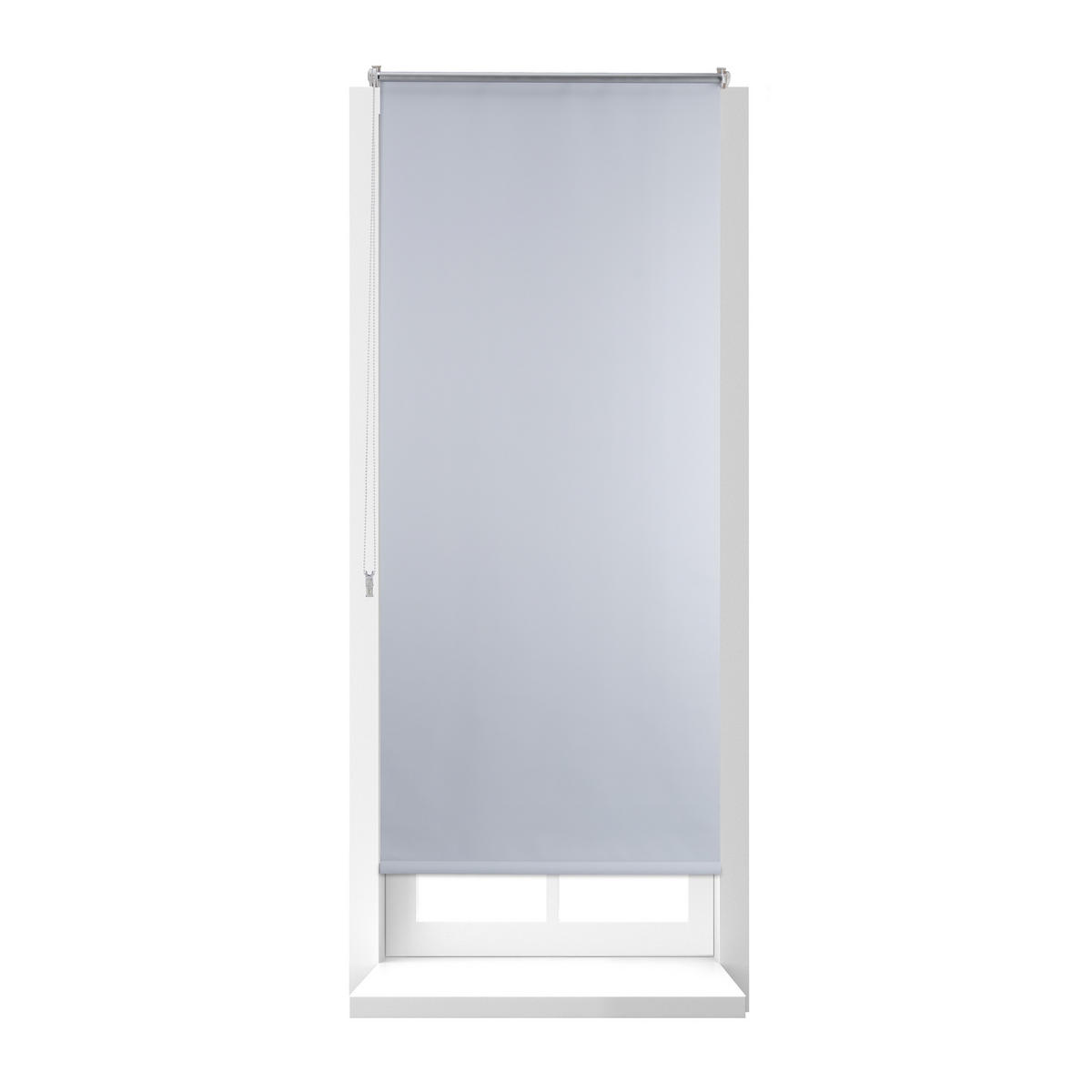 VERDUNKLUNGSROLLO - Weiß, Kunststoff/Textil (70/160/3.5cm) - Relaxdays