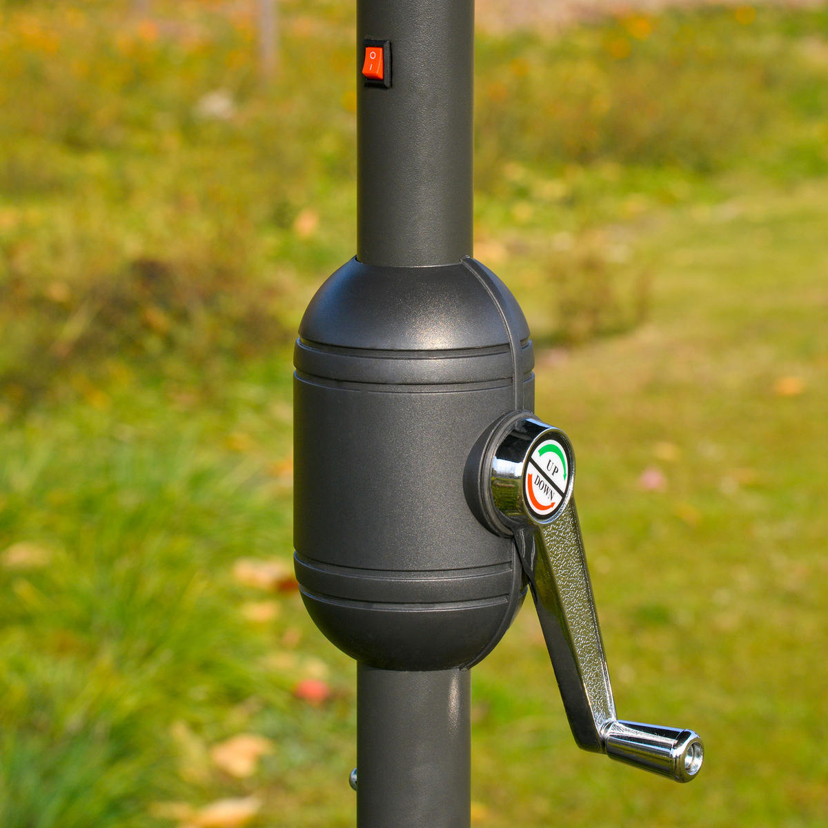 SONNENSCHIRM Doppelsonnenschirm Oval Cremeweiß - Beige, Metall (440/256cm) - ComfortXL