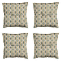 SITZKISSEN Rae - Grün - 50/50/7 cm - 4er-Set - Grün, Textil (50/7/50cm) - Madison