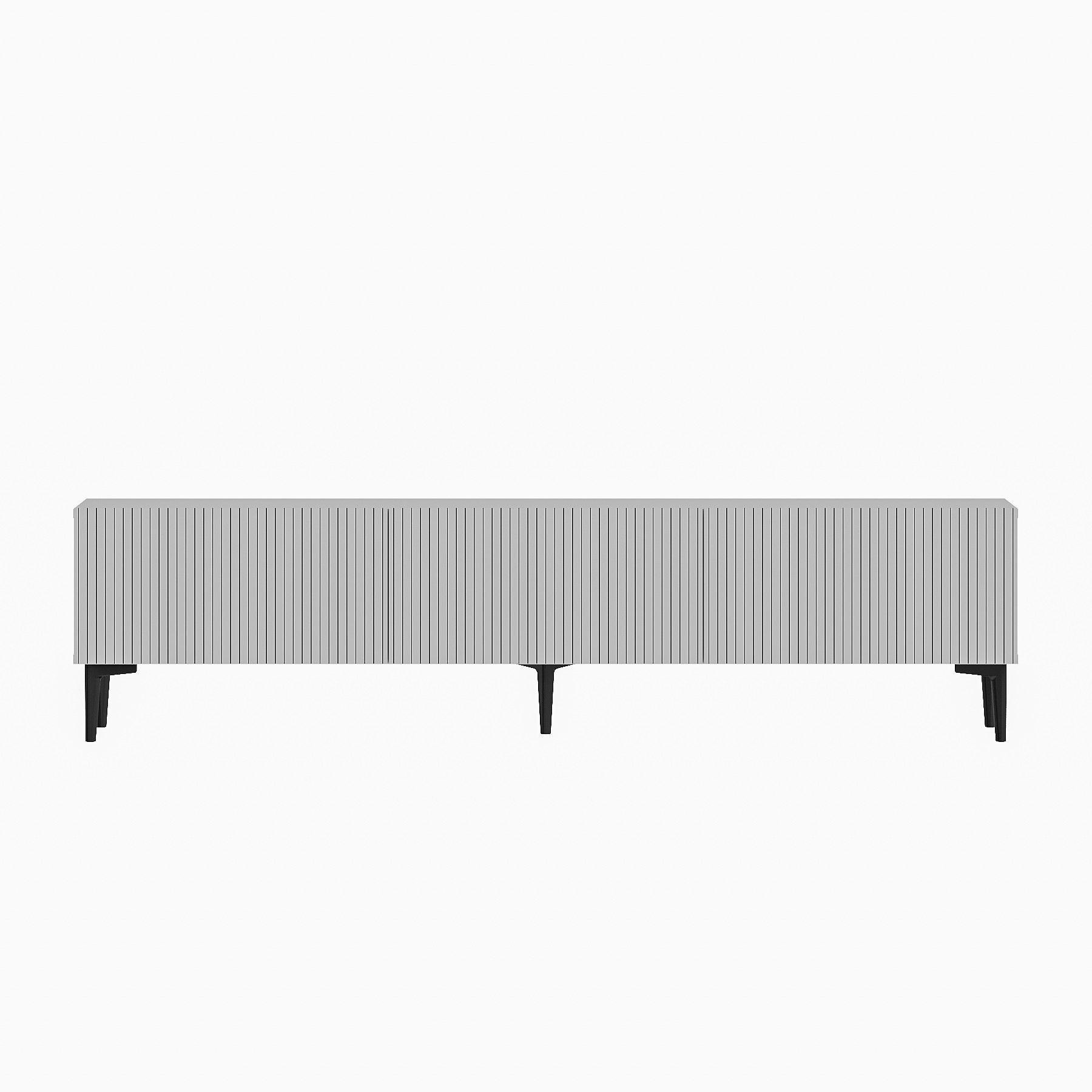 TV-MÖBEL oscar weiss - Weiß, Holz (31/45/180cm) - Habitat Garten