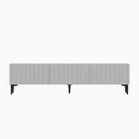 TV-MÖBEL oscar weiss - Weiß, Holz (31/45/180cm) - Habitat Garten