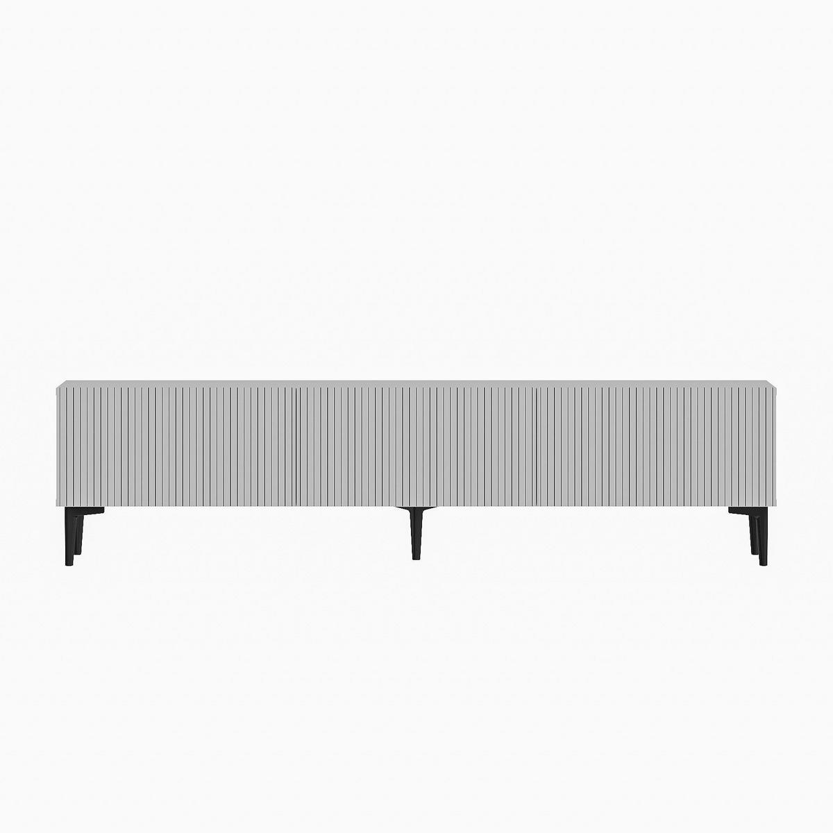 TV-MÖBEL oscar weiss - Weiß, Holz (31/45/180cm) - Habitat Garten