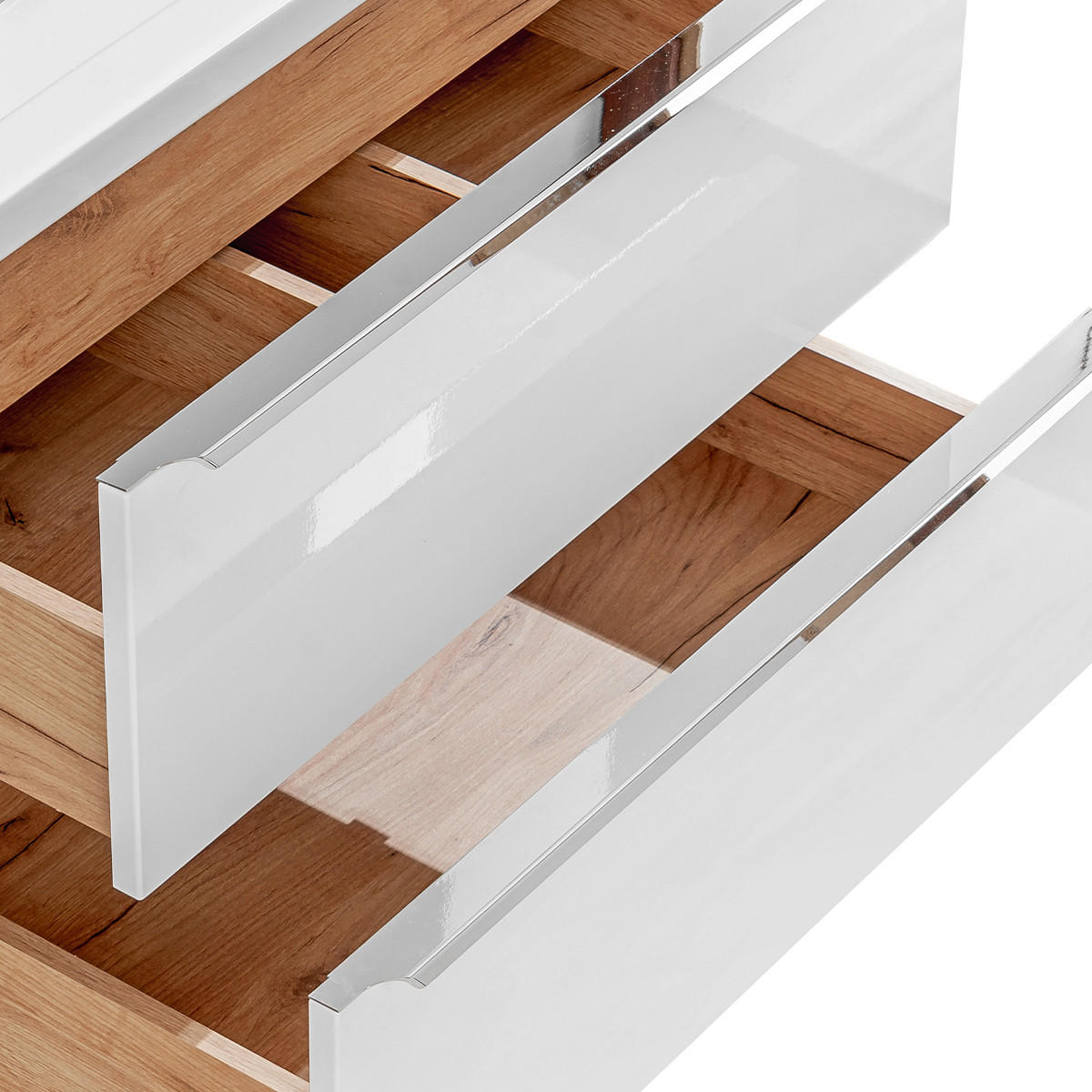 WASCHTISCHUNTERSCHRANK 80.4cm April Weiß - Weiß, Holzwerkstoff (80.4/59/46cm) - Petits-meubles