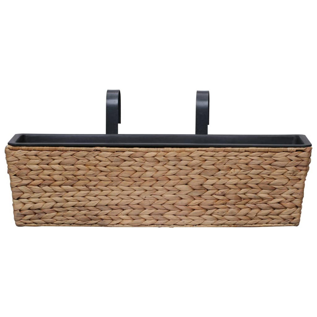 BLUMENKASTEN 2er set Wasserhyazinthe - Braun, Naturmaterialen (60/18/20cm) - vidaXL