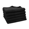 BADETUCH, 5er-Set, 100x150 cm, 100% Baumwolle, Schwarz - Schwarz, Textil (100/150cm) - Zollner