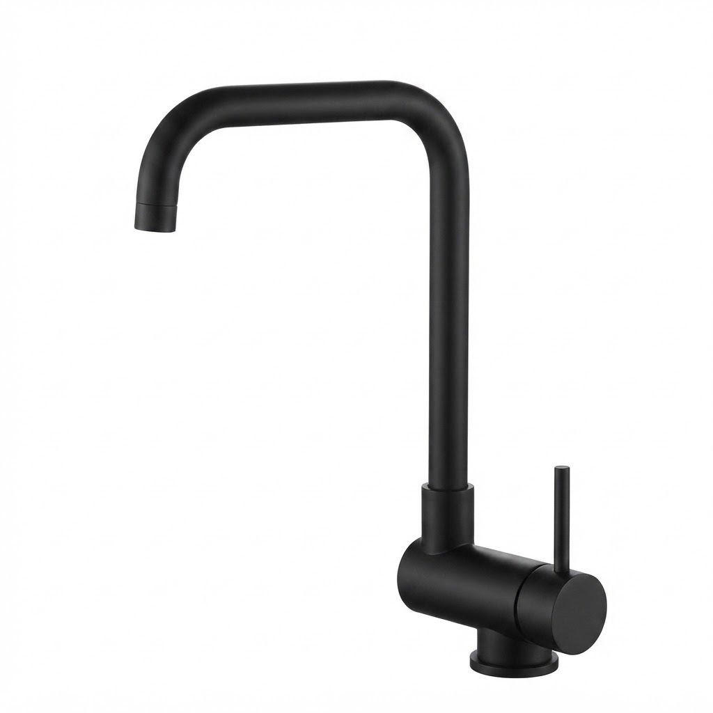 KÜCHENARMATUR, 290 x 200 mm, schwarz - Schwarz, Metall (43/5/25cm) - Vallsero