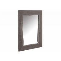SPIEGEL Akazie 100x3x70 grau lackiert PURE ACACIA #913 - Grau, Holz (100/70/3cm) - Massivmoebel24
