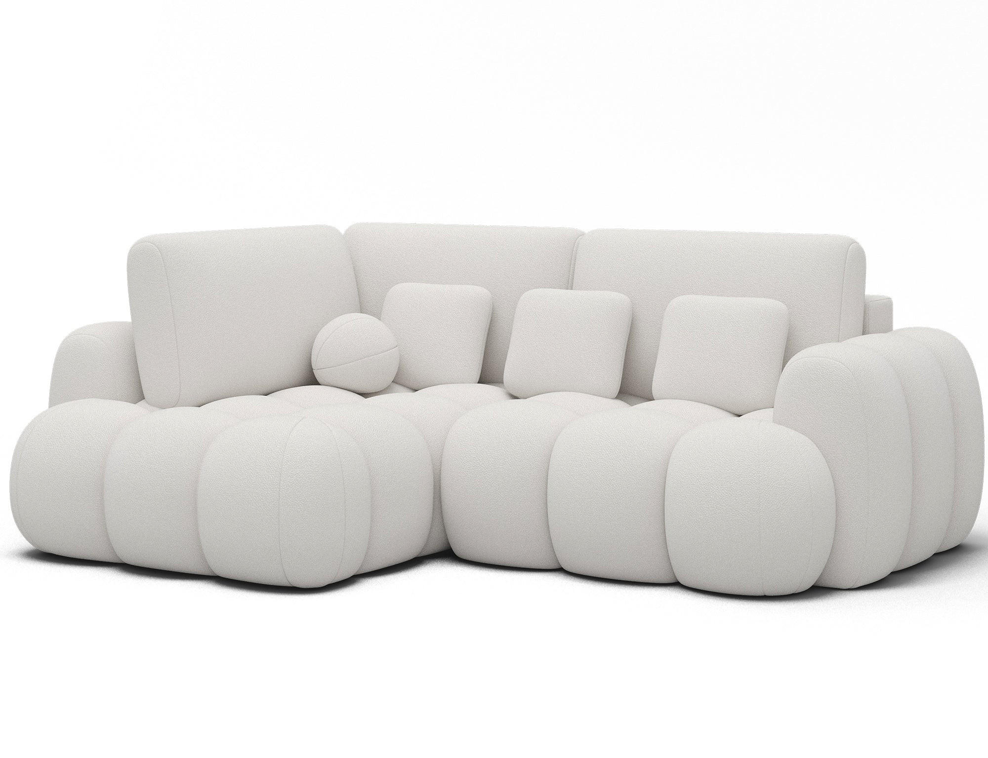 ECKSOFA COZION L-Form mit Schlaffunktion & Bettkasten – Modernes 3-Sitzer Sofa, HR-Kaltschaum, Wellenfederung, 267 × 165 cm - Champagner/Schwarz, Kunststoff (165/267cm) - Wohnideebilder