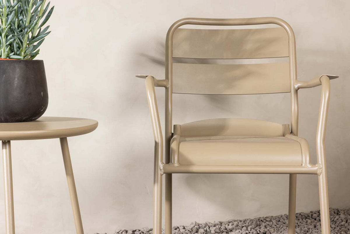 GARTENSET beige - Beige, Holzwerkstoff - ebuy24