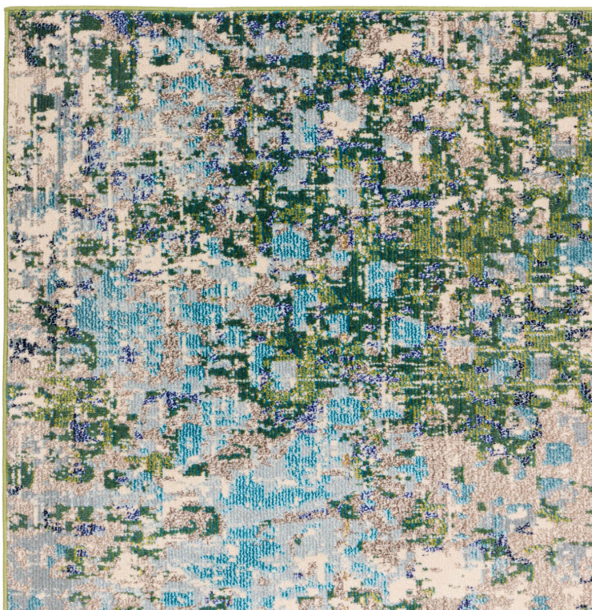 TEPPICH modern Flachgewebe BOSCAGE Grün 160 x 230 cm - Grün, Textil (160/230cm) - Novatrend