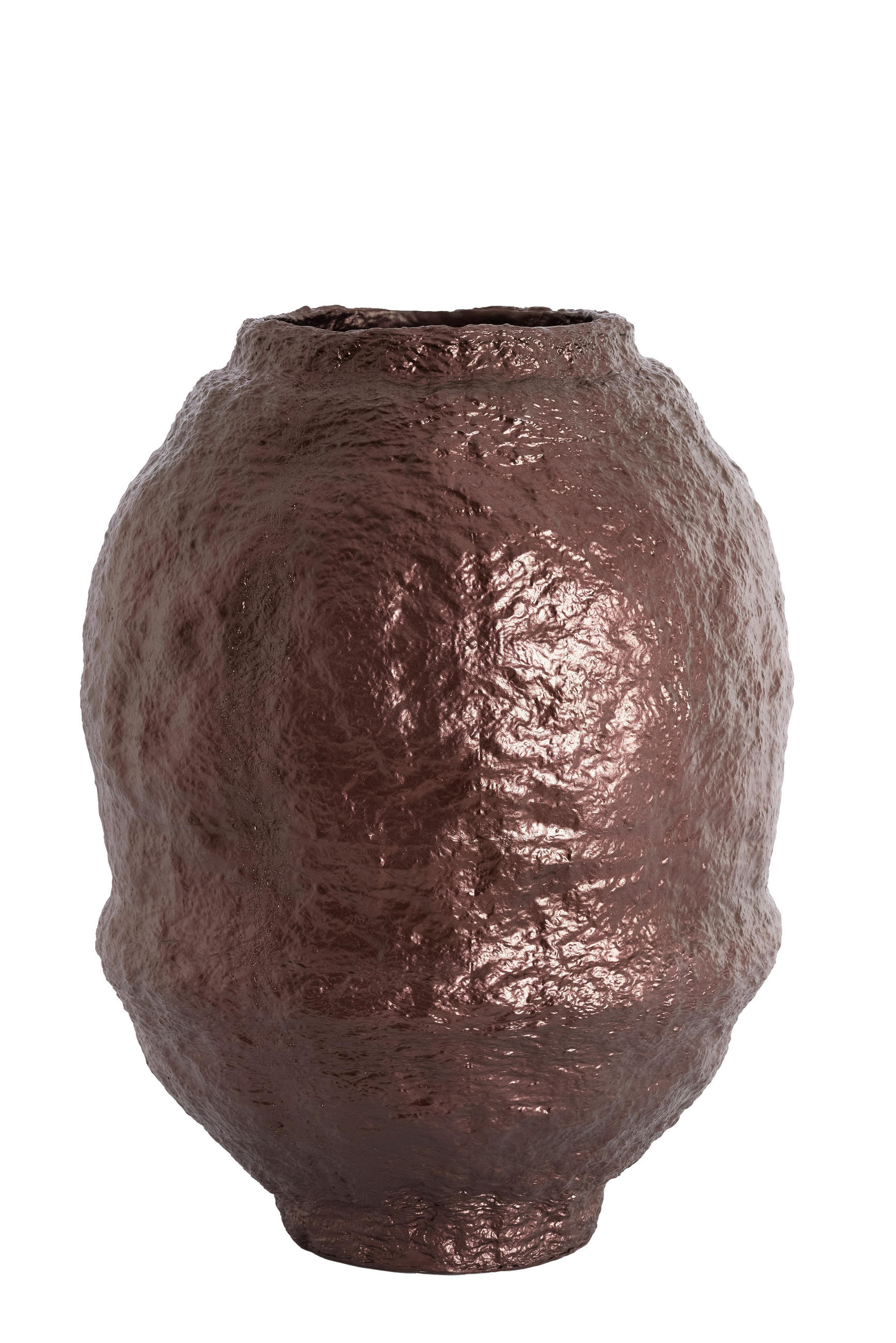 VAZE Leano Lila 45/45/60 cm - Lila, Kunststoff (60cm) - Light & Living