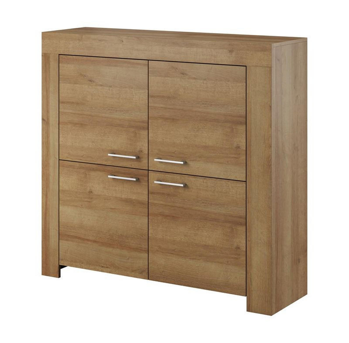 WOHNZIMMER Set 6-tlg. – Sky – Eichefarben - Eichefarben, Holzwerkstoff (103/38/63cm) - hi-markt
