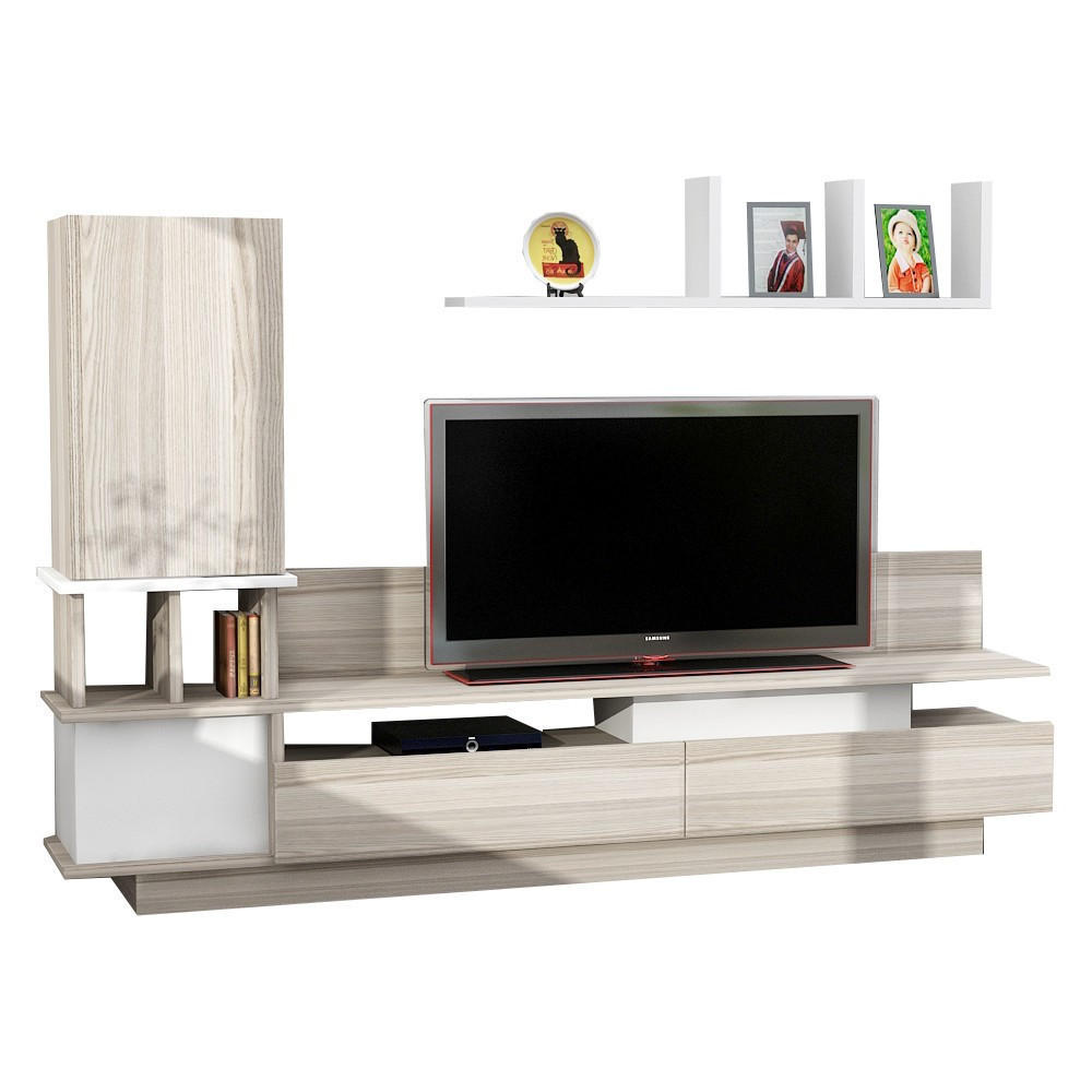 TV-MÖBEL como Hellgrau - Grau, Holz (31/117/149cm) - Habitat Garten