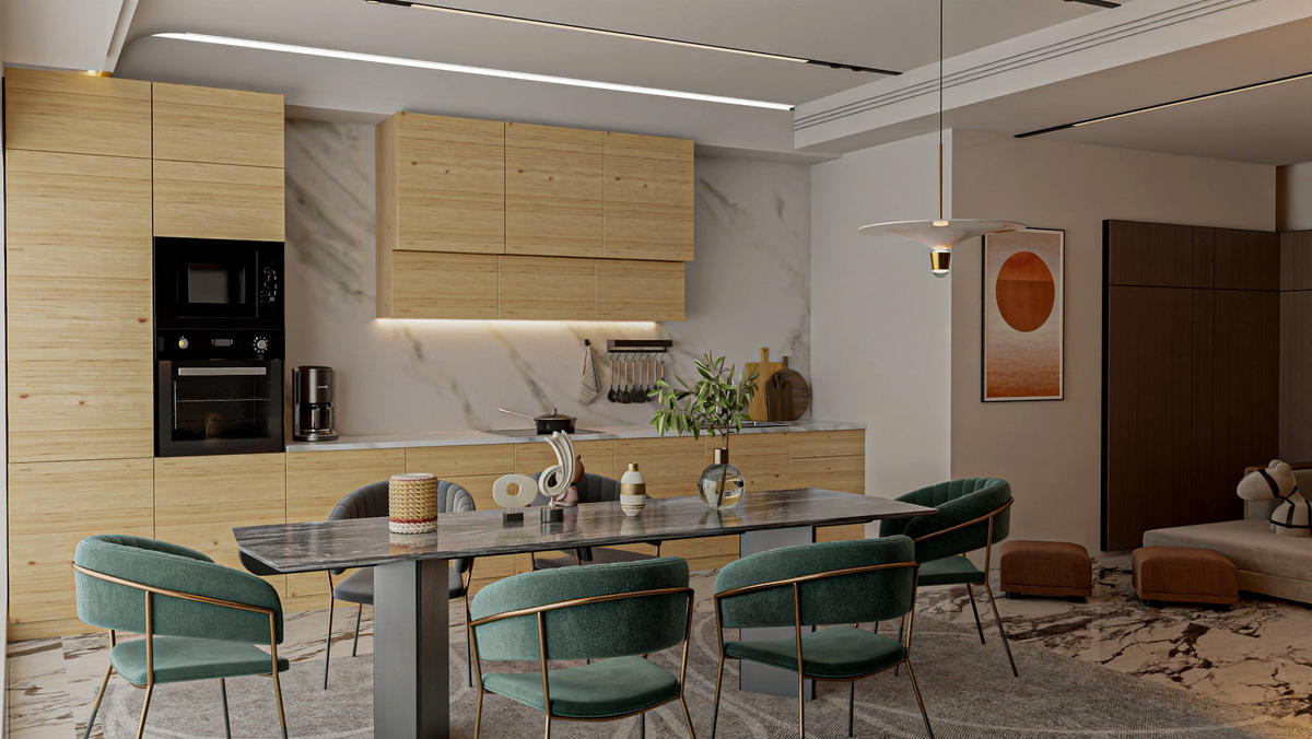 KÜCHENZEILE – Küchenblock 480 cm VELORA – KU-S55 – Eiche Artisan - Eiche Artisan, Holzwerkstoff (480/248/58cm) - hi-markt