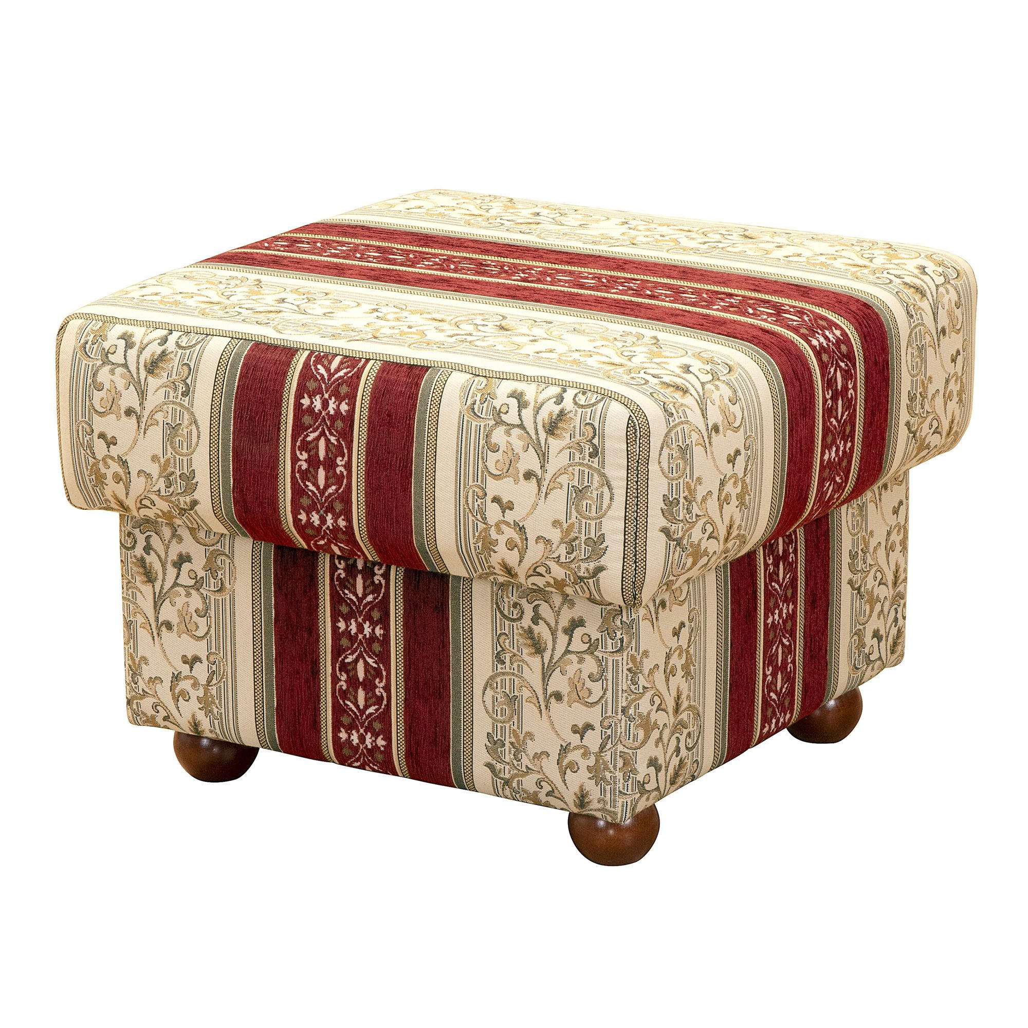 58aufmkessel Hocker Rot 54x44x54 cm