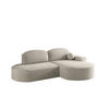 ECKSOFA Girona Mit Schlaffunktion - Beige, Holzwerkstoff/Textil (278/179cm) - Fun Möbel