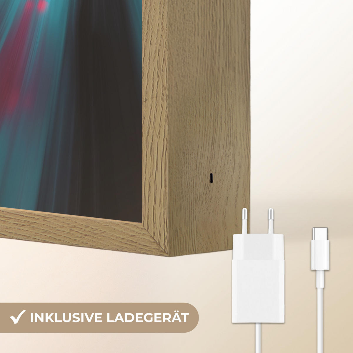 NÁSTĚNNÁ LAMPA S AKUMULÁTOREM Závodní auto - Červená - Rychlost 40x60 cm - tyrkysová, kompozitní dřevo (40/60/8cm) - OnlyWow