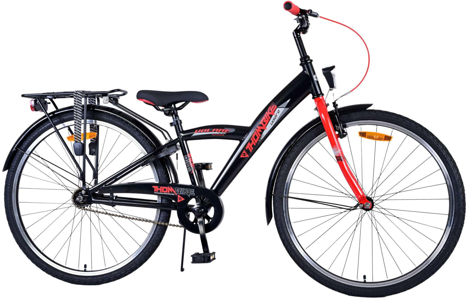 KINDERFAHRRAD Thornbike - Jungen - 26 Zoll - Rücktritt + Handbremse - Rot - Rot, Metall (77cm) - TPFSports