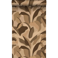 TAPETE tropische Blätter 50 x 900 cm - Braun, Papier (50/900cm) - Origin Wallcoverings
