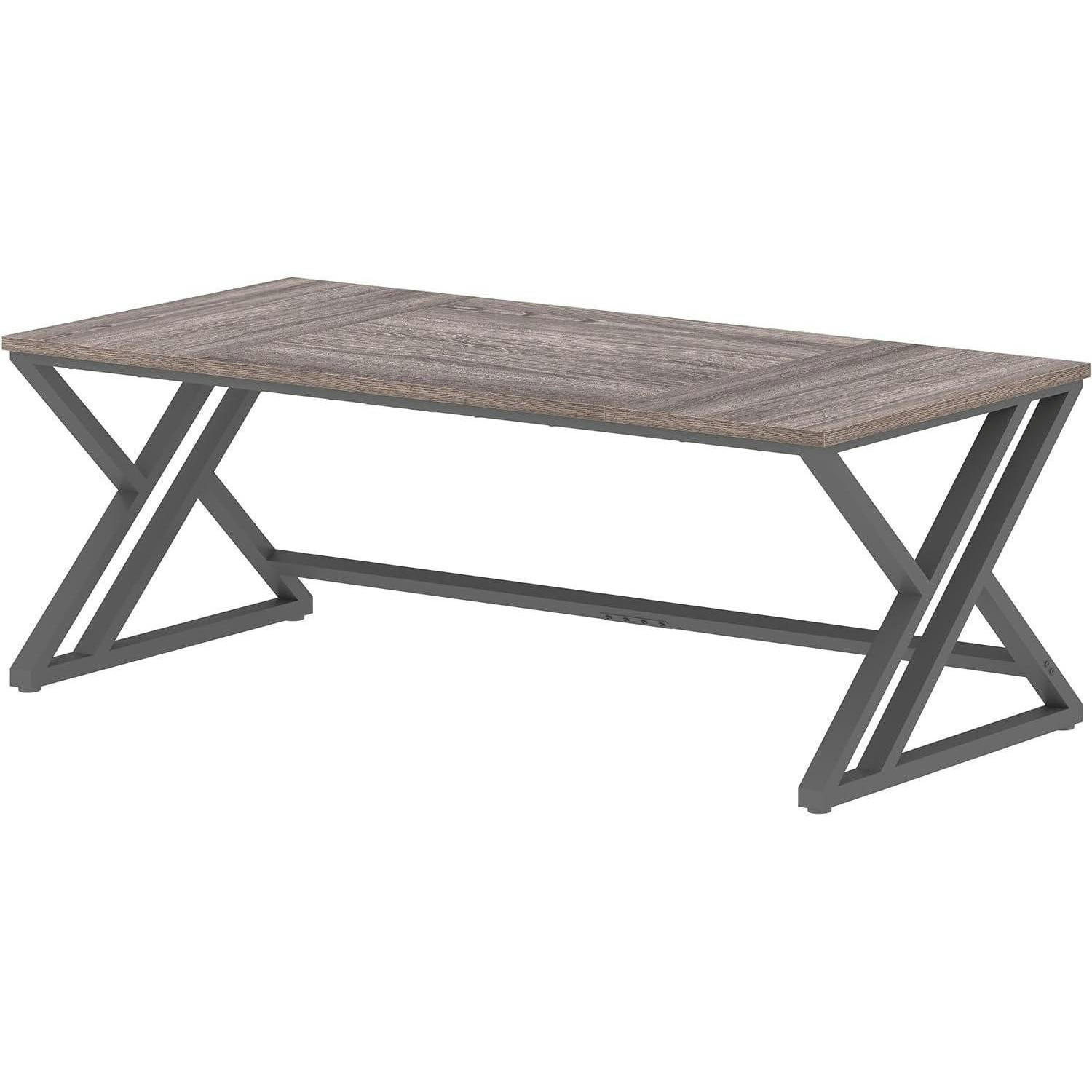 SCHREIBTISCH Dunkelgraue Eiche 180 x 80 x 75 cm - Anthrazit, Holzwerkstoff (80/177.8/75cm)