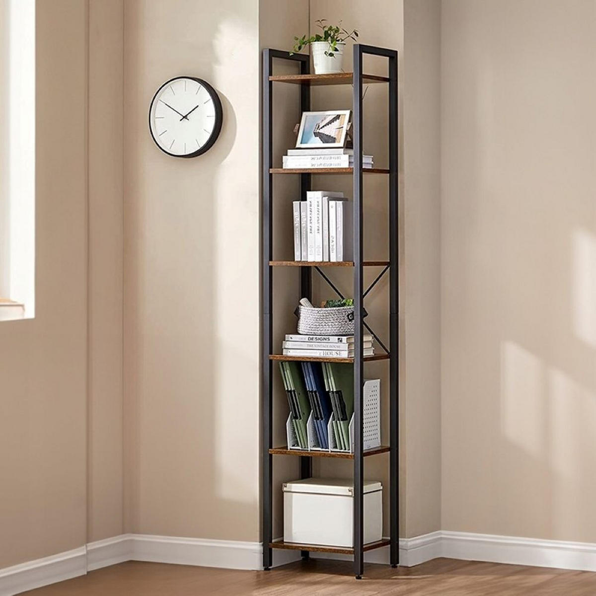 BÜCHERREGAL, braun 40/30/187.5 cm - Braun, Holzwerkstoff (40/187.5/30cm)