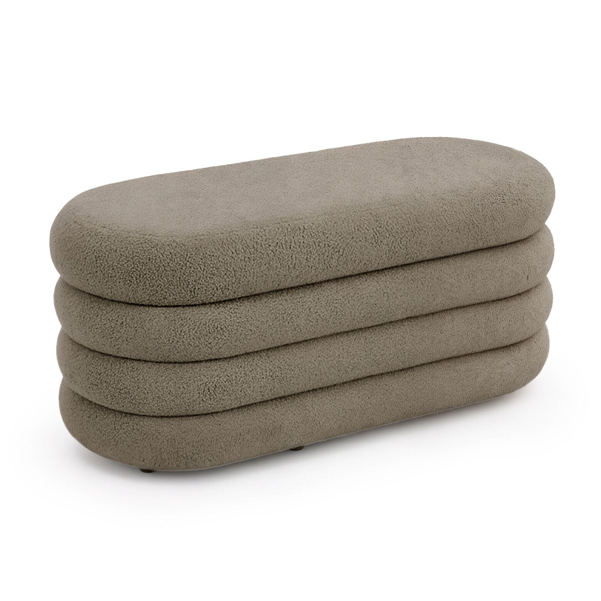 RAUMHIRSCH FURNITURE ČALOUNĚNÁ LAVIČKA s úložným prostorem, olivová
