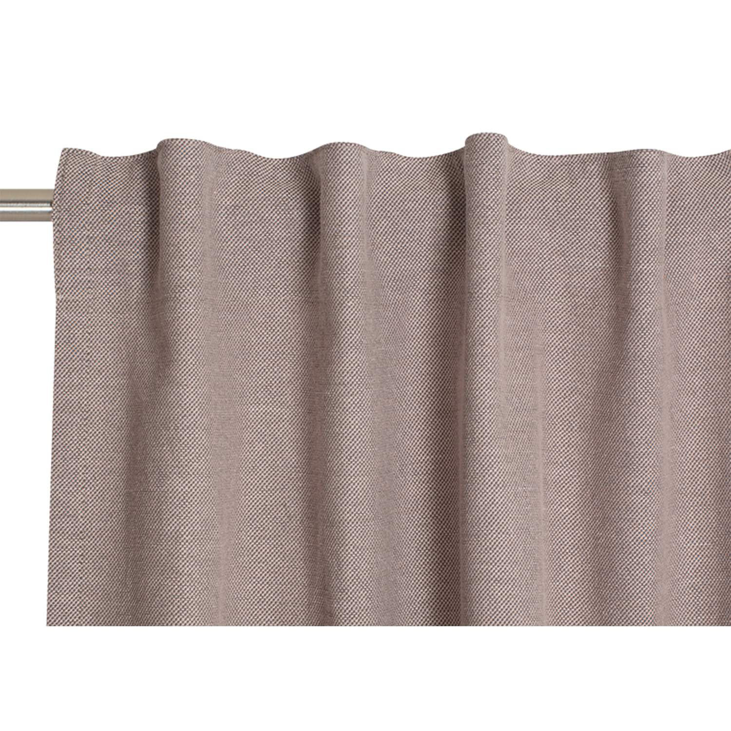 FERTIGVORHANG blickdicht  - Hellbraun, Basics, Textil (130/250cm) - Schöner Wohnen